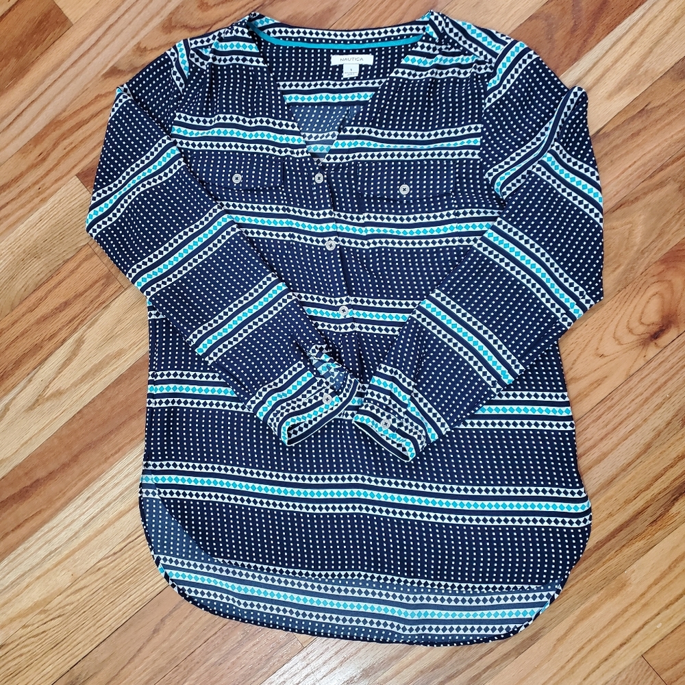 Long sleeve Nautica top